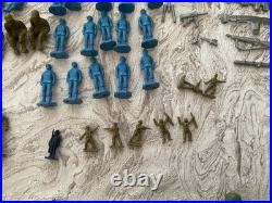 Vintage 1963 Marx Battleground Army Playset 4754 in Original Box. 110 Pieces
