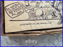 Vintage 1963 Marx Battleground Army Playset 4754 in Original Box. 110 Pieces