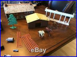 Vintage 1963 Marx Sears Battle Of The Blue And Gray Play Set