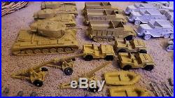 Vintage 1963 Marx WW 2 Desert Fox Toy Soldier Army Tanks Military Tanks BOX