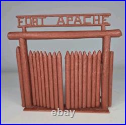 Vintage 1964 Marx Fort Apache Play Set Cavalry Soldiers & Indians RARE