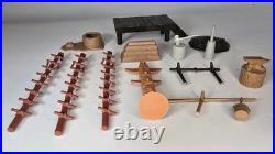 Vintage 1964 Marx Fort Apache Play Set Cavalry Soldiers & Indians RARE