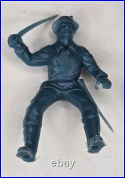 Vintage 1964 Marx Fort Apache Play Set Cavalry Soldiers & Indians RARE