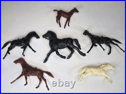 Vintage 1964 Marx Fort Apache Play Set Cavalry Soldiers & Indians RARE