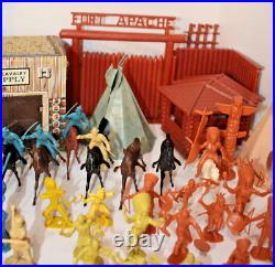 Vintage 1964 Marx Fort Apache Playset