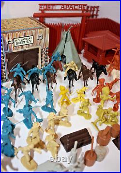 Vintage 1964 Marx Fort Apache Playset