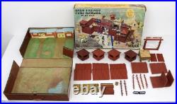 Vintage 1964 Marx Toys #3681 Fort Apache Play Set (No Figures)