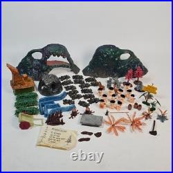 Vintage 1965 Marx Troll Village Miniature Playset D511 Figures Animals