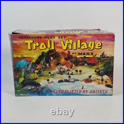 Vintage 1965 Marx Troll Village Miniature Playset D511 Figures Animals