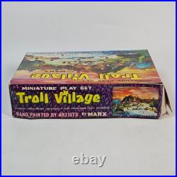 Vintage 1965 Marx Troll Village Miniature Playset D511 Figures Animals
