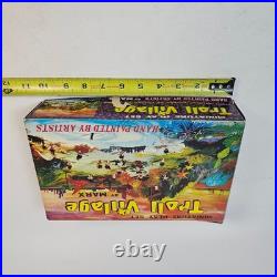 Vintage 1965 Marx Troll Village Miniature Playset D511 Figures Animals