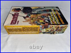 Vintage 1967 Geronimo Marx Toy Action Figure Fort Apache Fighters WithBox, Instruc
