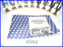 Vintage 1967 Marx Complete Presidents Set of 36 Painted Plastic Figures Display+