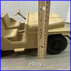 Vintage 1967 Marx Toys Rat Patrol Jeep with Accessories READ