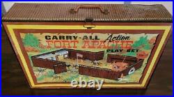 Vintage 1968 MARX Carry All Action Fort Apache Play Set # 4685