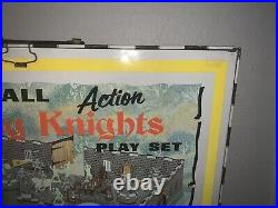 Vintage 1968 Marx Fighting Action Knights Playset & Action Carry All Model 4635