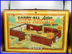 Vintage 1968 Marx Fort Apache Carry-All Action Playset