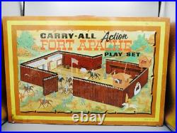 Vintage 1968 Marx Fort Apache Carry-All Action Playset