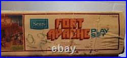 Vintage 1970's Fort Apache Play Set 99% complete with Original Box
