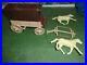 Vintage 1970s Marx Comanche Pass Play Set Wagon With Driver