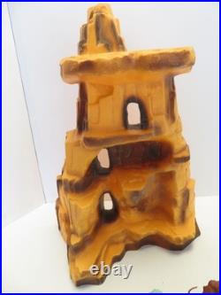 Vintage 1970s Marx Prehistoric Mountain & 25 Marx Dinosaurs 1960s T-Rex Bronto