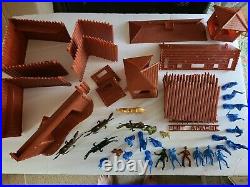 Vintage 1970s Sears Fort Apache Marx Play Set in Box #59841