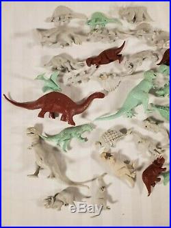 Vintage 1971 Marx Prehistoric Dinosaur Cavemen Play Set #3398 In Original Box