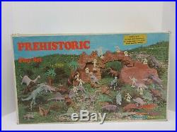 Vintage 1971 Marx Prehistoric Dinosaurs Play Set #3398 Complete Excellent Rare
