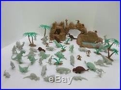 Vintage 1971 Marx Prehistoric Dinosaurs Play Set #3398 Complete Excellent Rare