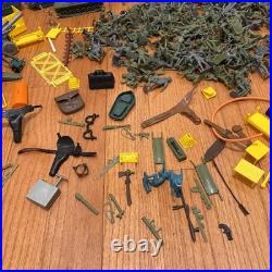 Vintage 1974 Marx Navarone Play Set 3412 with Box Army Figures Close To Complete