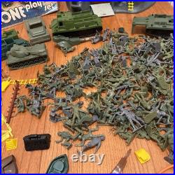 Vintage 1974 Marx Navarone Play Set 3412 with Box Army Figures Close To Complete