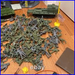 Vintage 1974 Marx Navarone Play Set 3412 with Box Army Figures Close To Complete