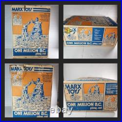 Vintage 1974 Marx Toys One Million B. C. Play Set with Original Box #3421