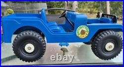 Vintage 1975 Marx 12 Johnny West Doll Camping Set Mountain Masher Jeep Only