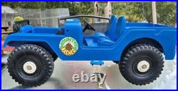 Vintage 1975 Marx 12 Johnny West Doll Camping Set Mountain Masher Jeep Only