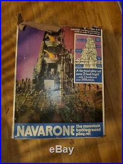 Vintage 1975 Marx Iwo Jima Giant Playset with Instructions Original Box Navarone