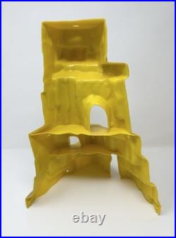 Vintage 1975 Marx Prehistoric Mountain Playset Commanche Pass 4 Pieces #3414
