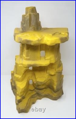 Vintage 1975 Marx Prehistoric Mountain Playset Commanche Pass 4 Pieces #3414