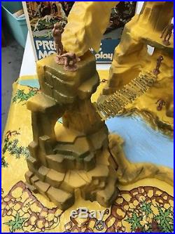 Vintage 1975 Marx Toys 3414 Prehistoric MOUNTAIN Playset See Description