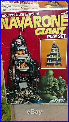 Vintage 1977 Guns of Navarone Giant Play Set Marx Toys