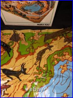 Vintage 1977 MARX Red River Gang Playset Rare Model 8651 Looks Like Most Is Here