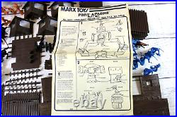 Vintage 1977 Marx Toys Fort Apache Playset in Original Box Incomplete