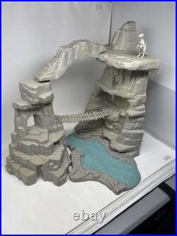 Vintage 1977 Marx Toys Giant Prehistoric Mountain Play Set
