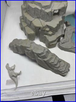 Vintage 1977 Marx Toys Giant Prehistoric Mountain Play Set