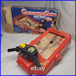 Vintage 1978 Marx 2440 Command Drive Dirt Bike Motorcycle Race Against Time
