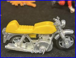 Vintage 1978 Marx 2440 Command Drive Dirt Bike Motorcycle Race Against Time