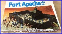 Vintage 1978 Marx 54mm Fort Apache playset 4202 plastic fort & toy soldiers box2