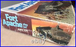 Vintage 1978 Marx 54mm Fort Apache playset 4202 plastic fort & toy soldiers box2