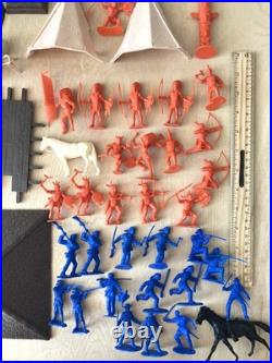 Vintage 1978 Marx 54mm Fort Apache playset 4202 plastic fort & toy soldiers box2