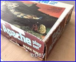 Vintage 1978 Marx 54mm Fort Apache playset 4202 plastic fort & toy soldiers box2